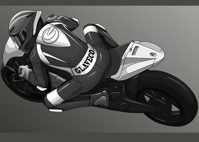 Rider White suit
