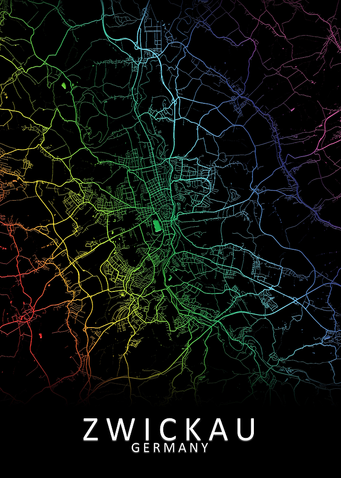 Zwickau Germany City Map