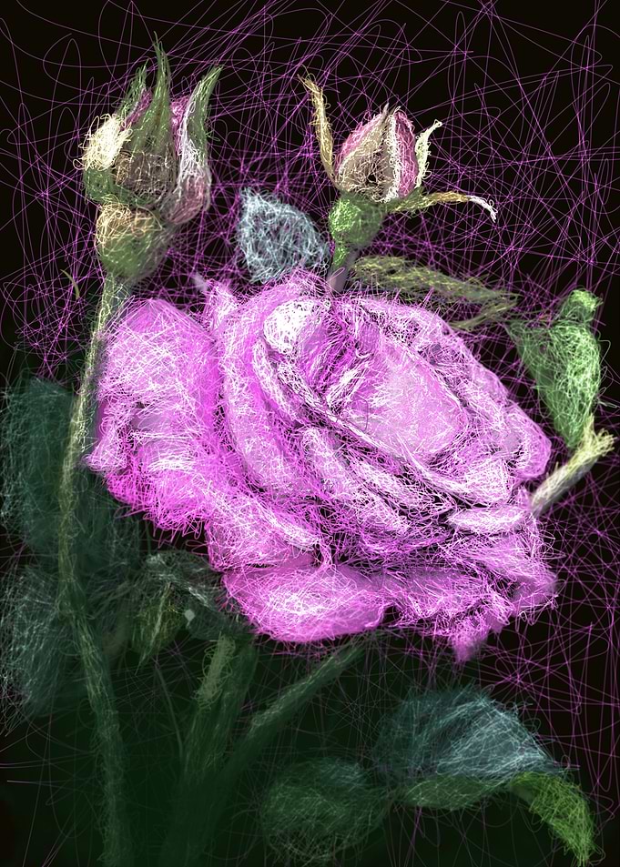 Purple glow
