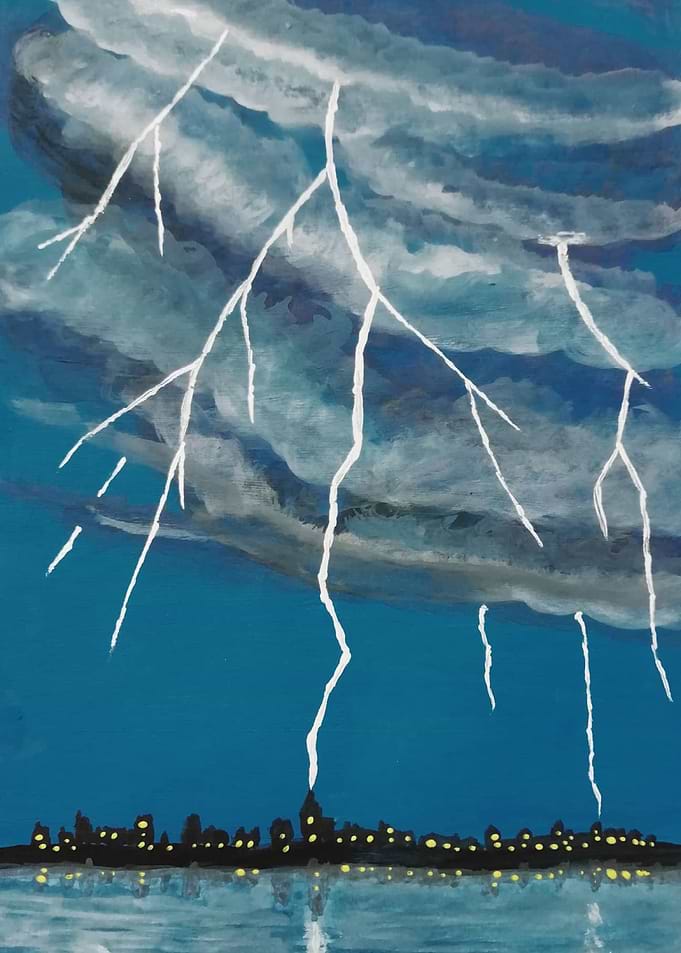 Blue storm