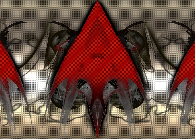 Red Blood Alien Heart