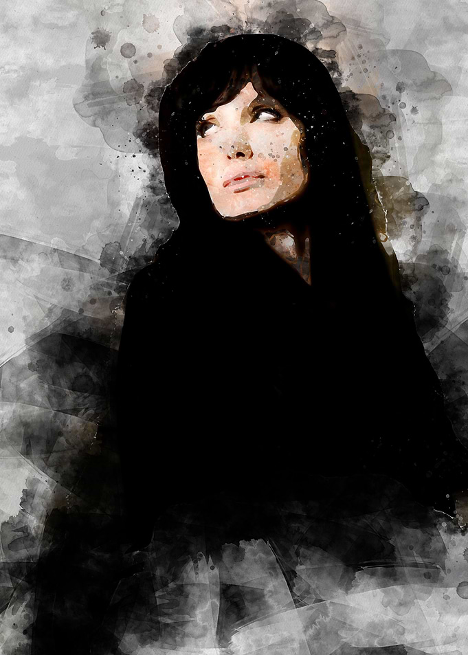 Angelina Jolie Black