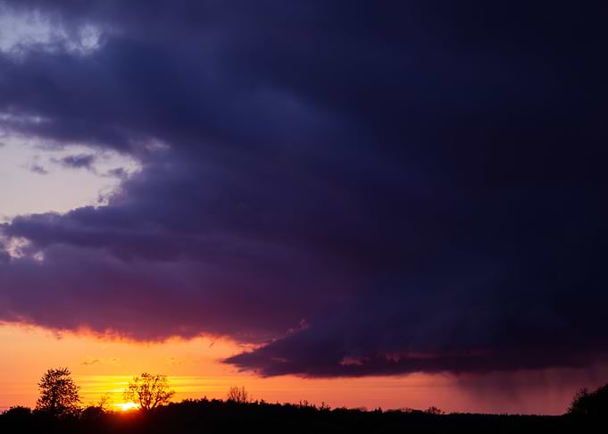 Dramatic clouds