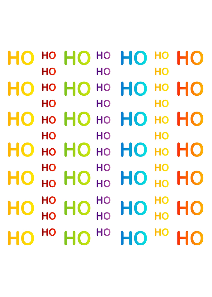 Ho ho ho background
