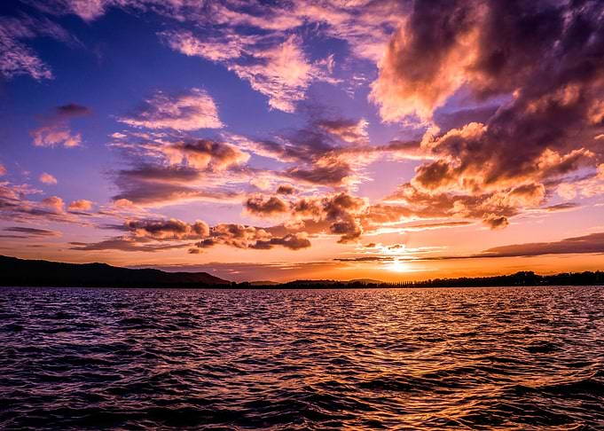 purple sunset