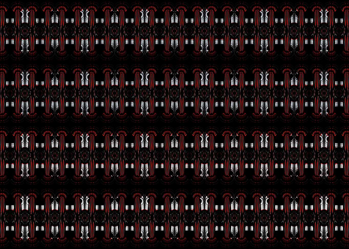 Black Red White Cage 11
