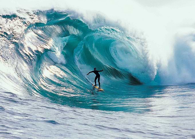 Man n sea