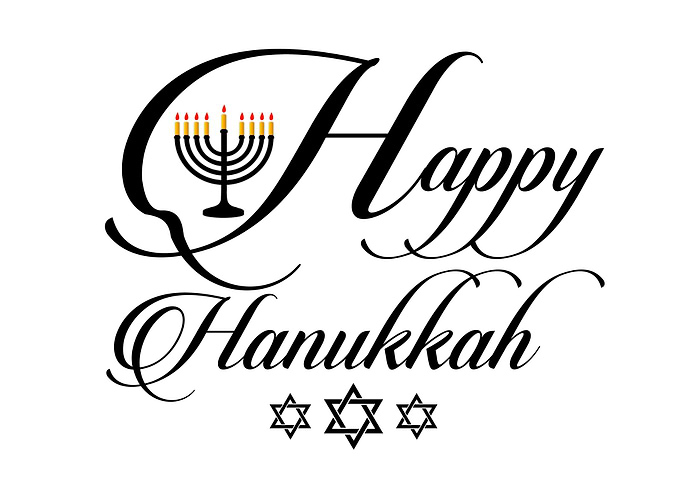 Happy Hanukkah poster