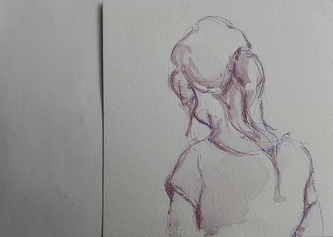 Unhappy girl
