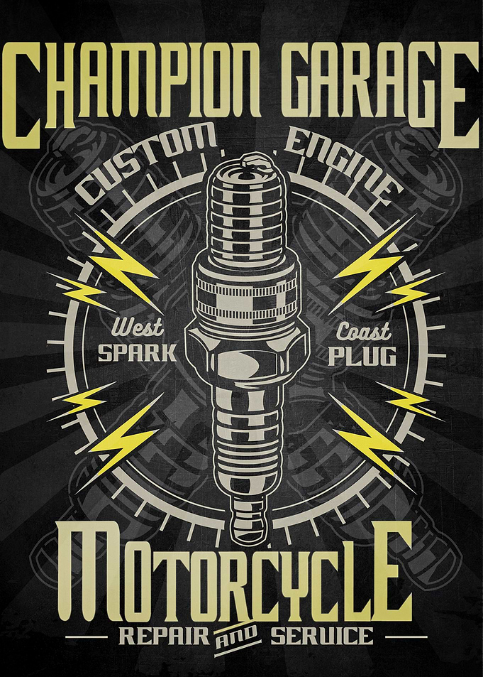 Garage Motorcycle Mechanic