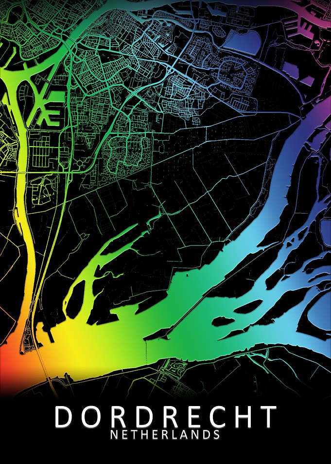 Dordrecht Netherlands Map