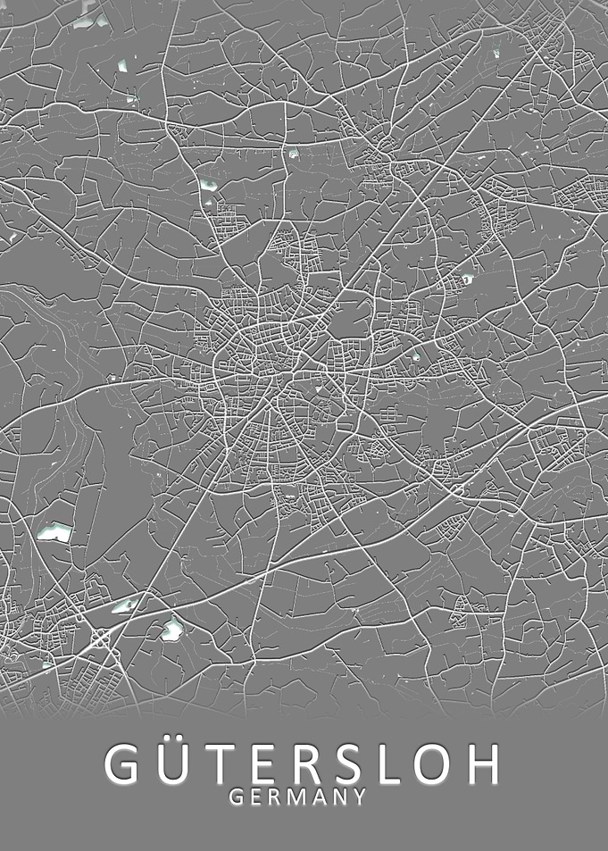 Gutersloh Germany City Map