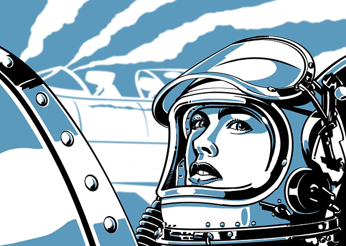 Woman pilot