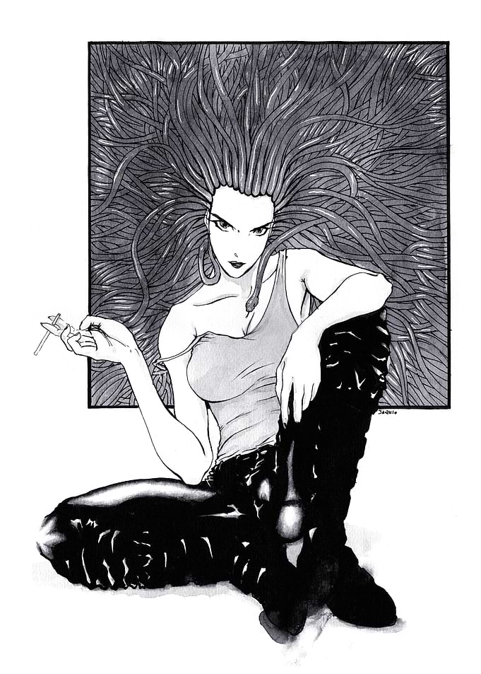 Smoking Medusa