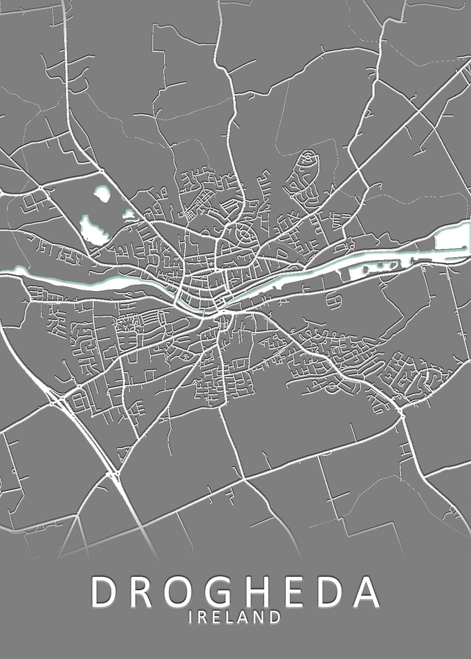 Drogheda Ireland City Map
