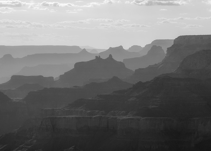 Hazy Cliffs of the Grand C