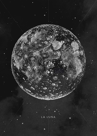 Vintage Full Moon
