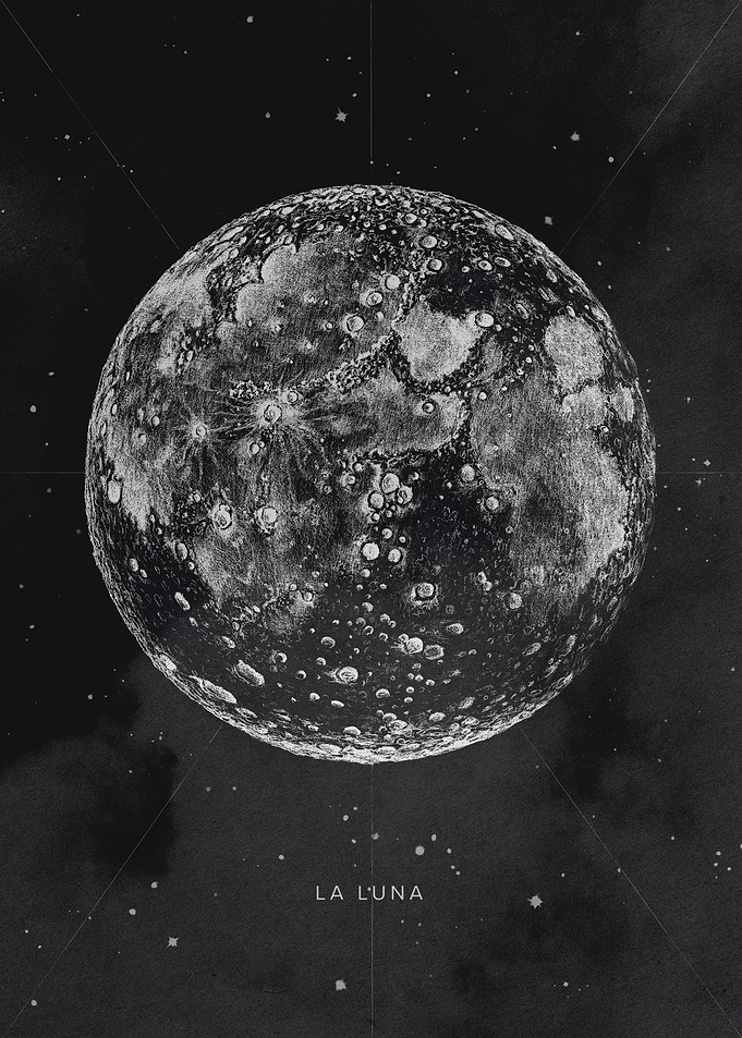 Vintage Full Moon