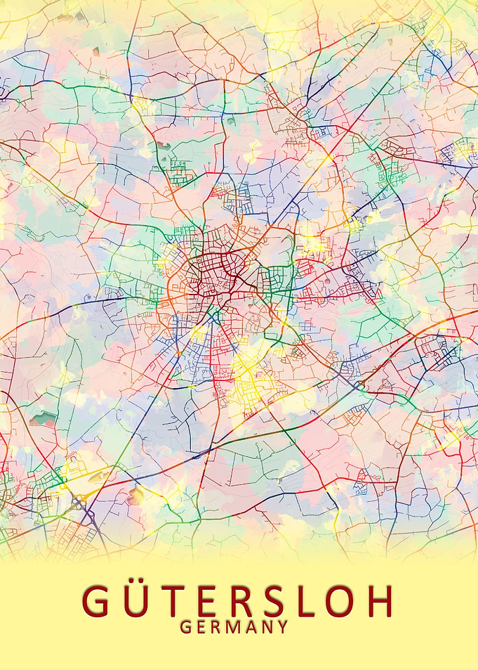 Gutersloh Germany City Map