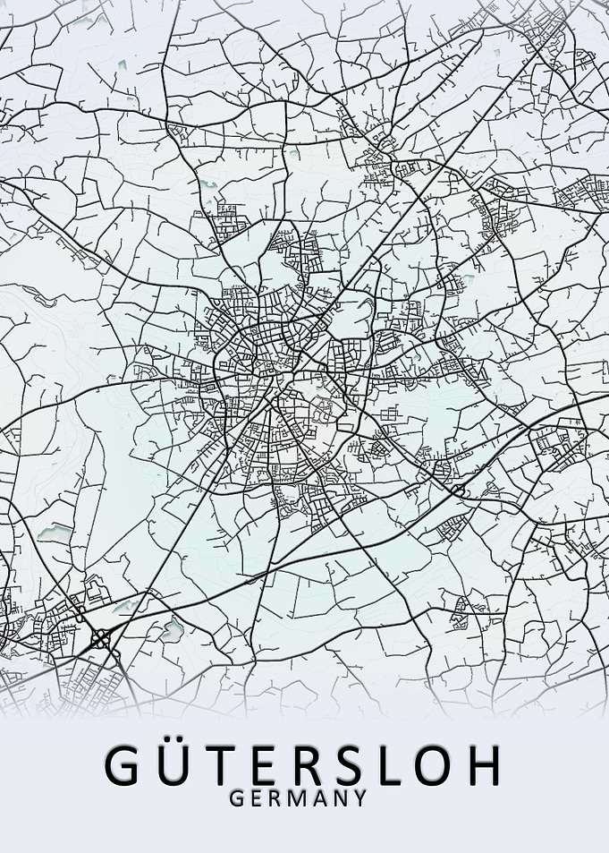 Gutersloh Germany City Map