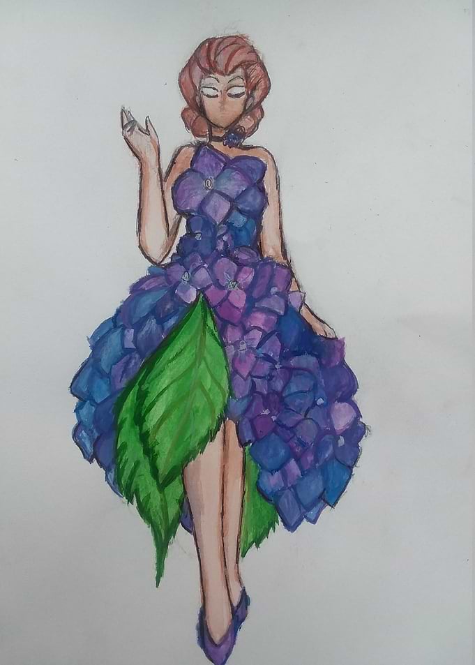 Purple Hydrangea