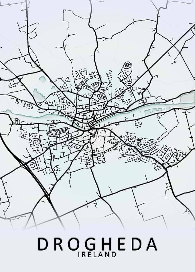 Drogheda Ireland City Map