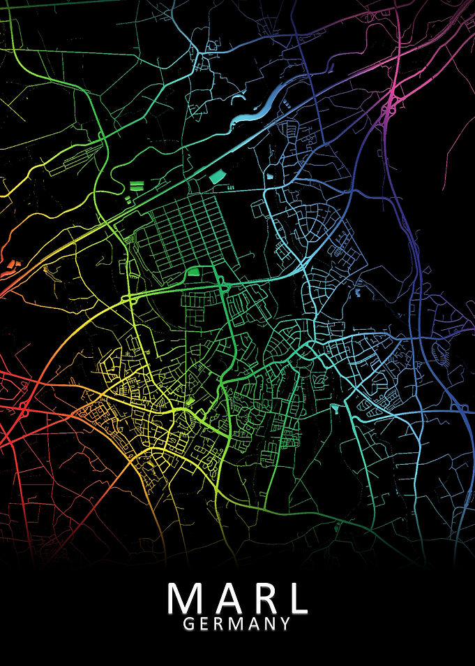 Marl Germany City Map