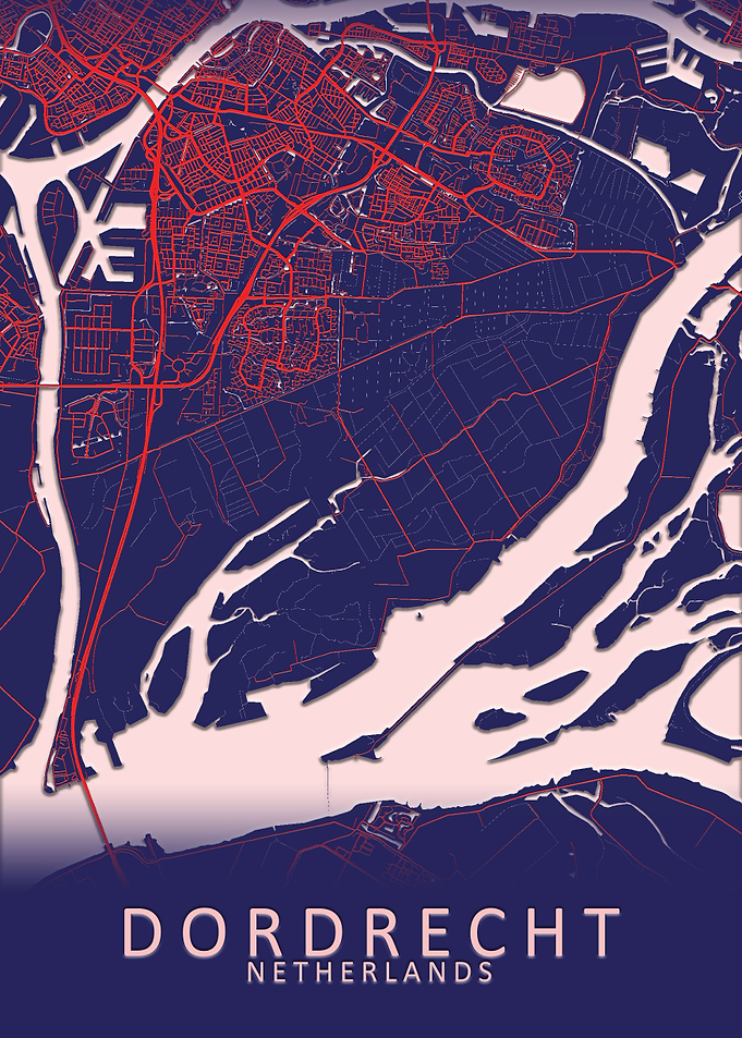Dordrecht Netherlands Map