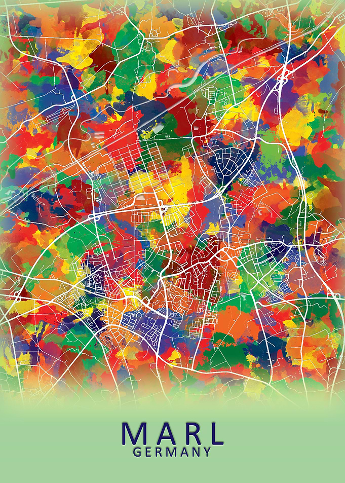 Marl Germany City Map