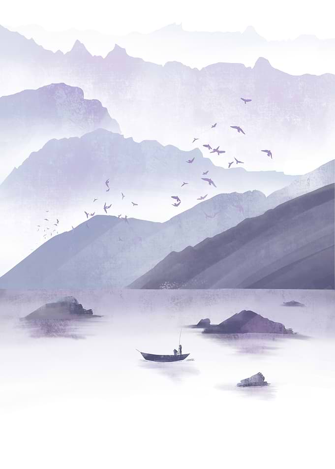 Purple calm