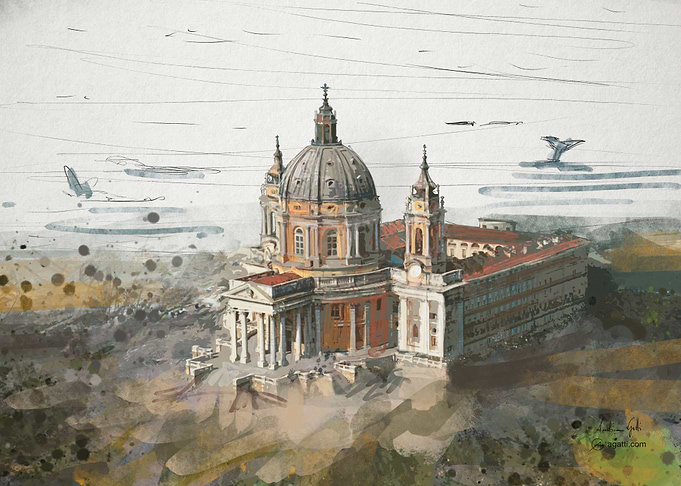 Basilica Superga painting