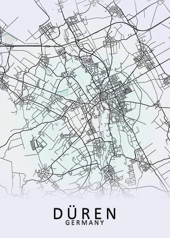 Duren Germany City Map