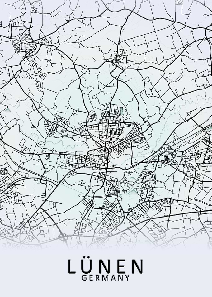 Lunen Germany City Map