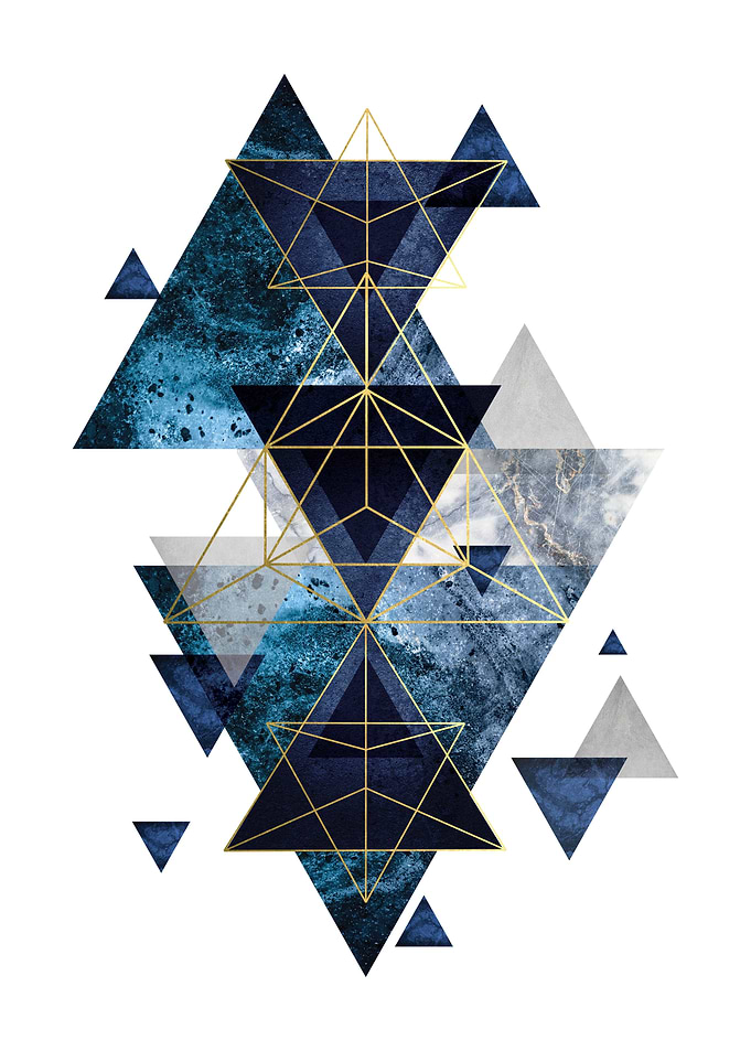 Dark Blue Geo