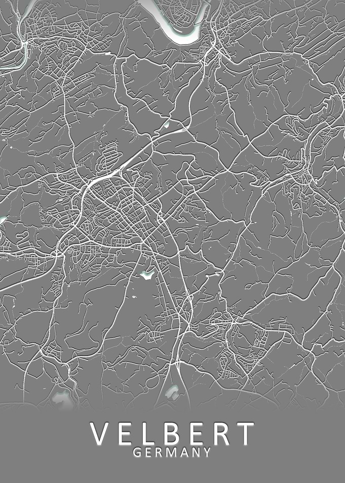 Velbert Germany City Map