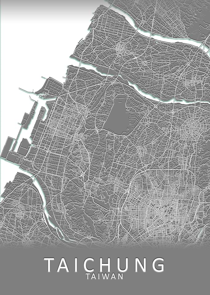 Taichung Taiwan City Map