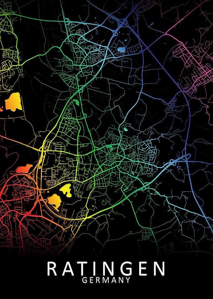 Ratingen Germany City Map