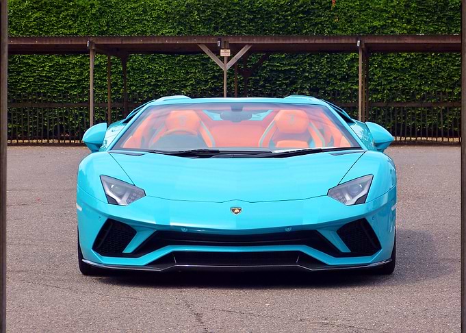 Blue Supercar