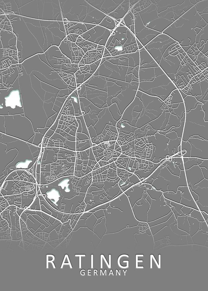 Ratingen Germany City Map