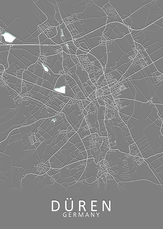 Duren Germany City Map