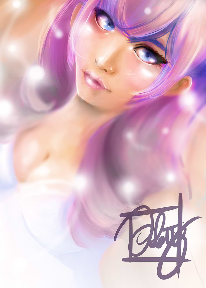 Glowing Pink bride