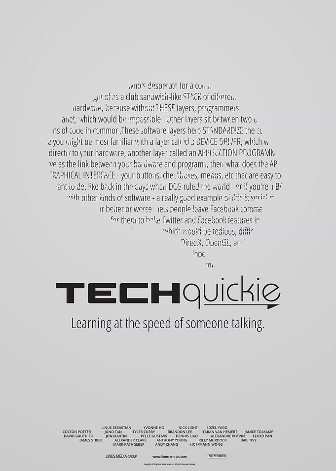 Techquickie Poster