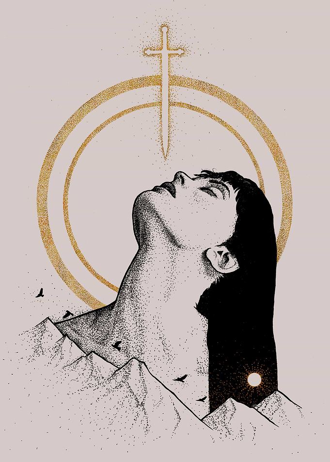 Black and gold