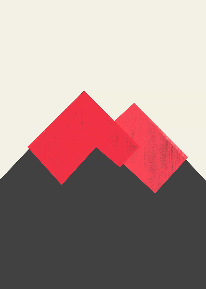 Pastel Mountains II