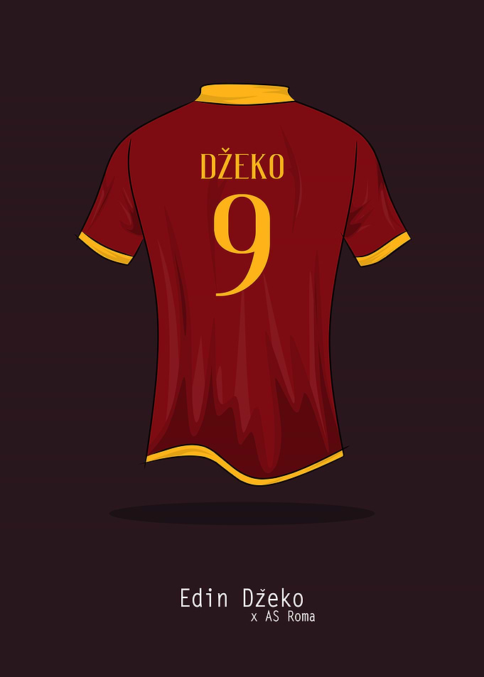 Edin Dzeko Jersey