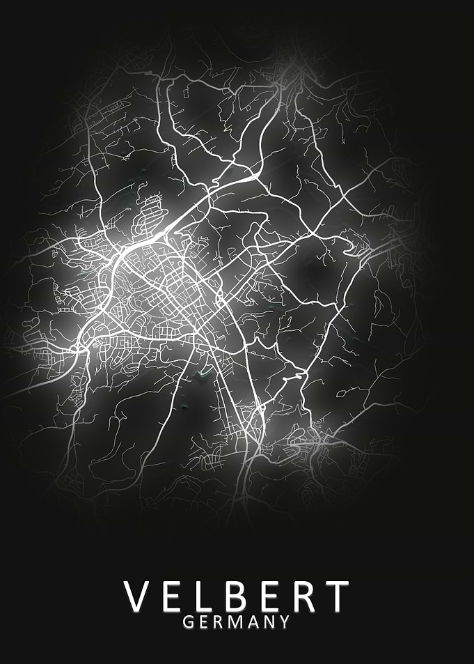 Velbert Germany City Map