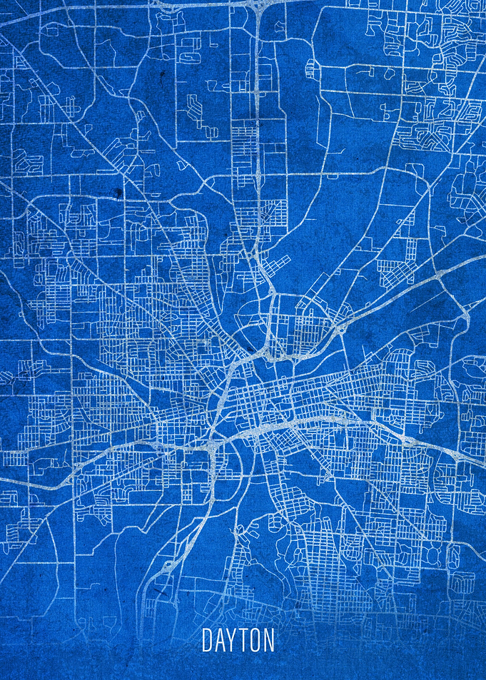 Dayton City Street Map