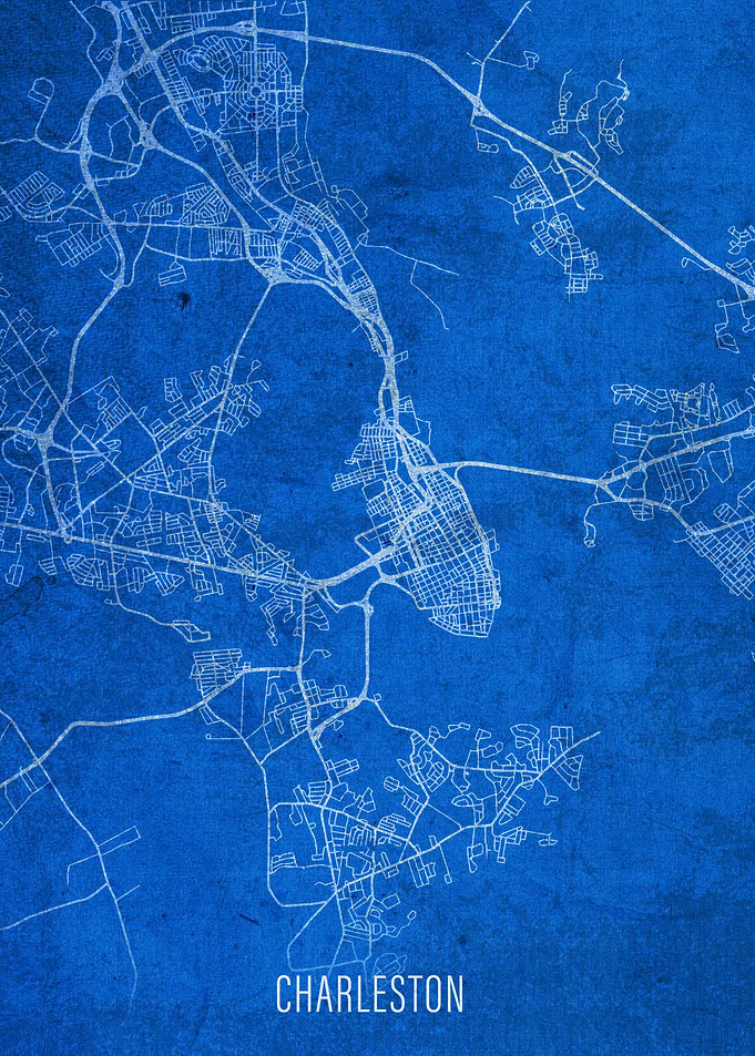 Charleston City Street Map