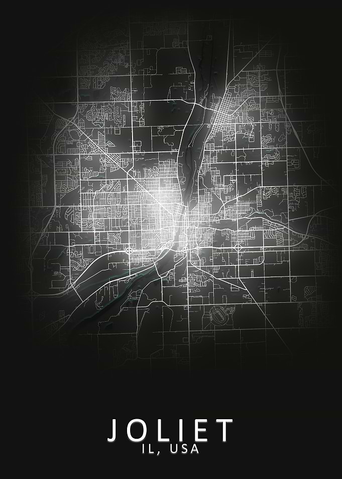 Joliet IL USA City Map