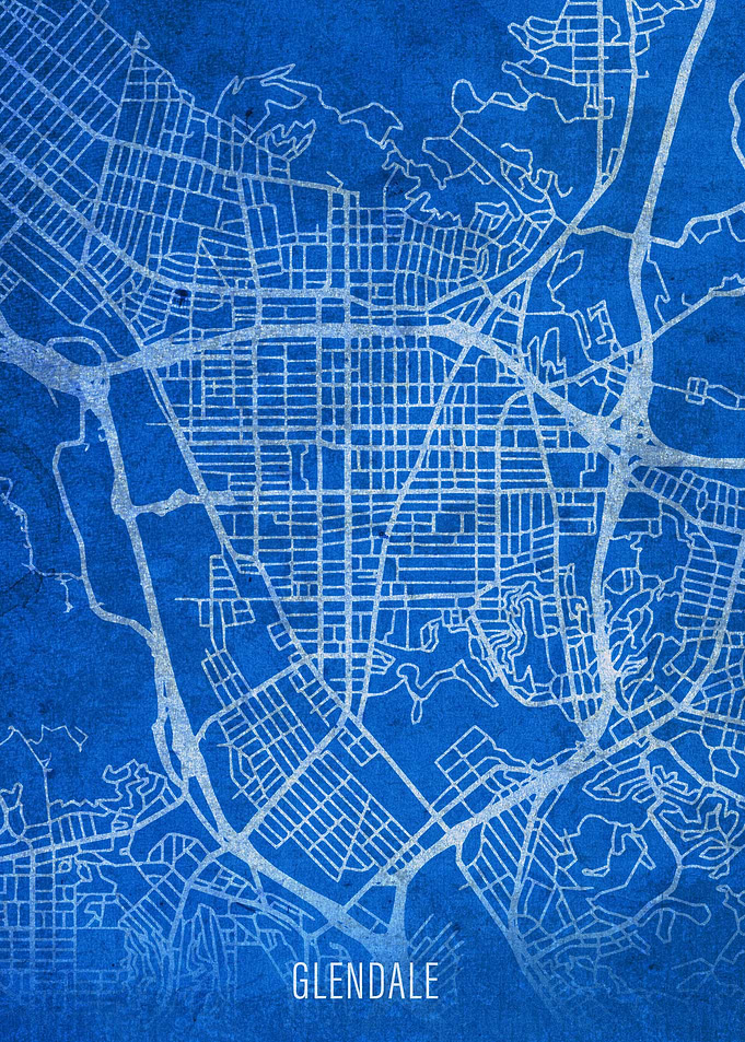 Glendale City Street Map
